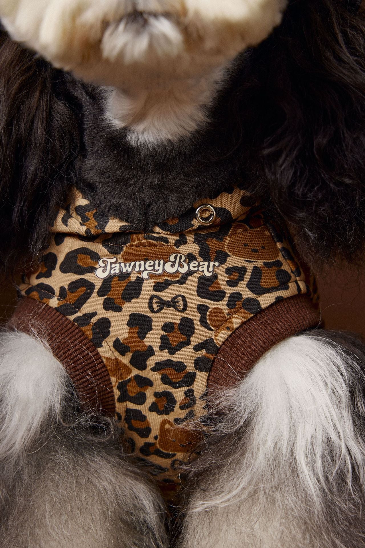 Leopard Print Dog Hoodie Vest
