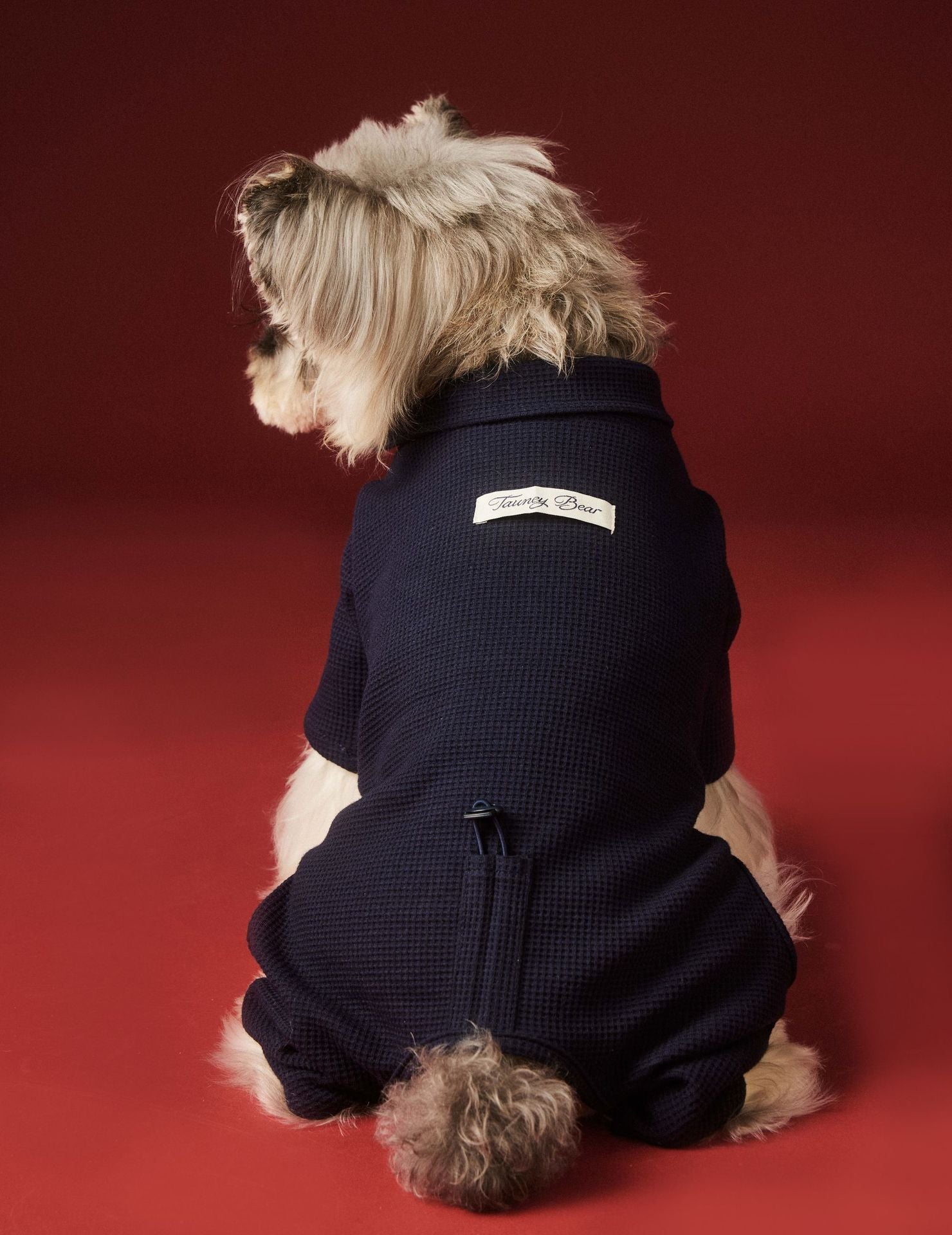 Waffle Knit Dog Onesie
