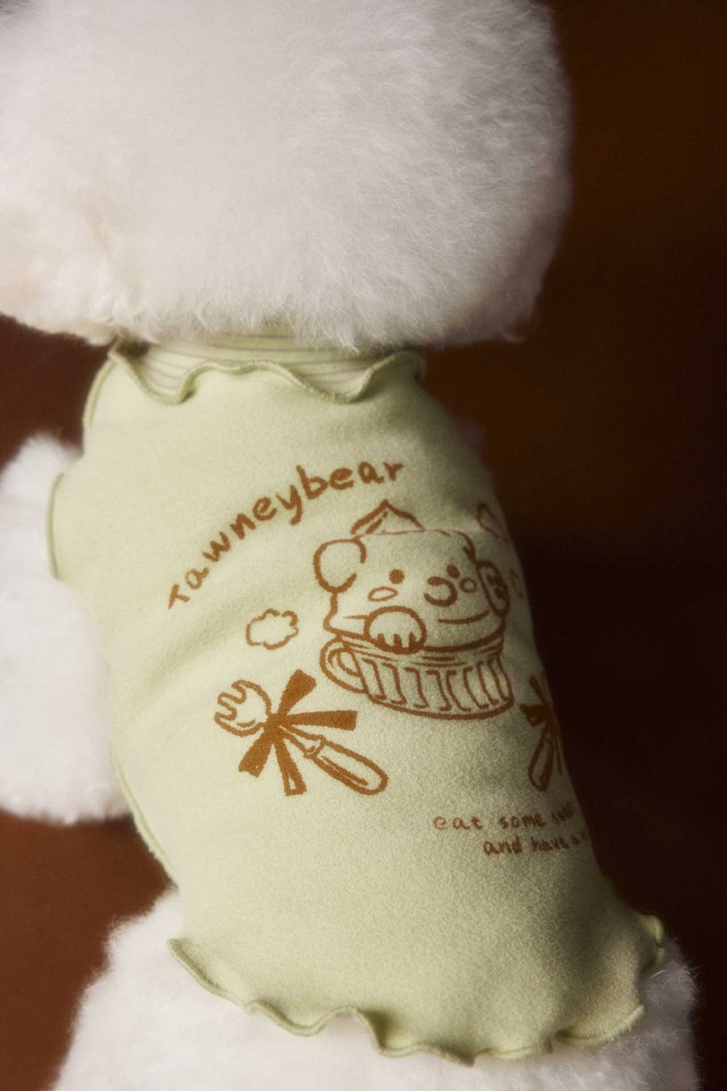 Ruffle Cupcake Dog Vest