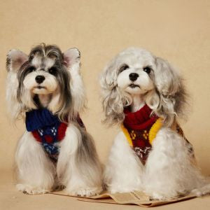 Fair Isle Knit Dog Sweater Vest