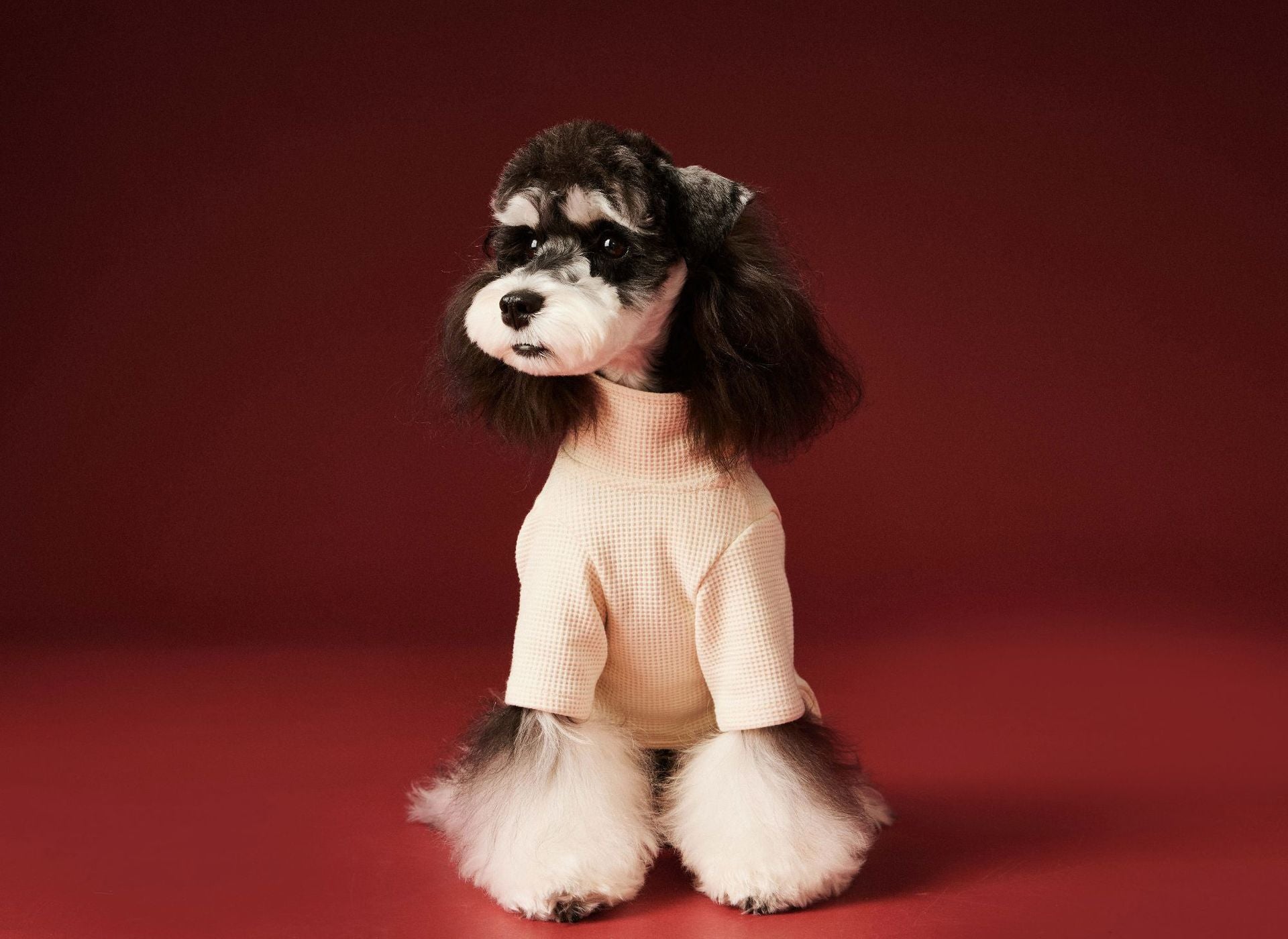 Waffle Knit Dog Onesie