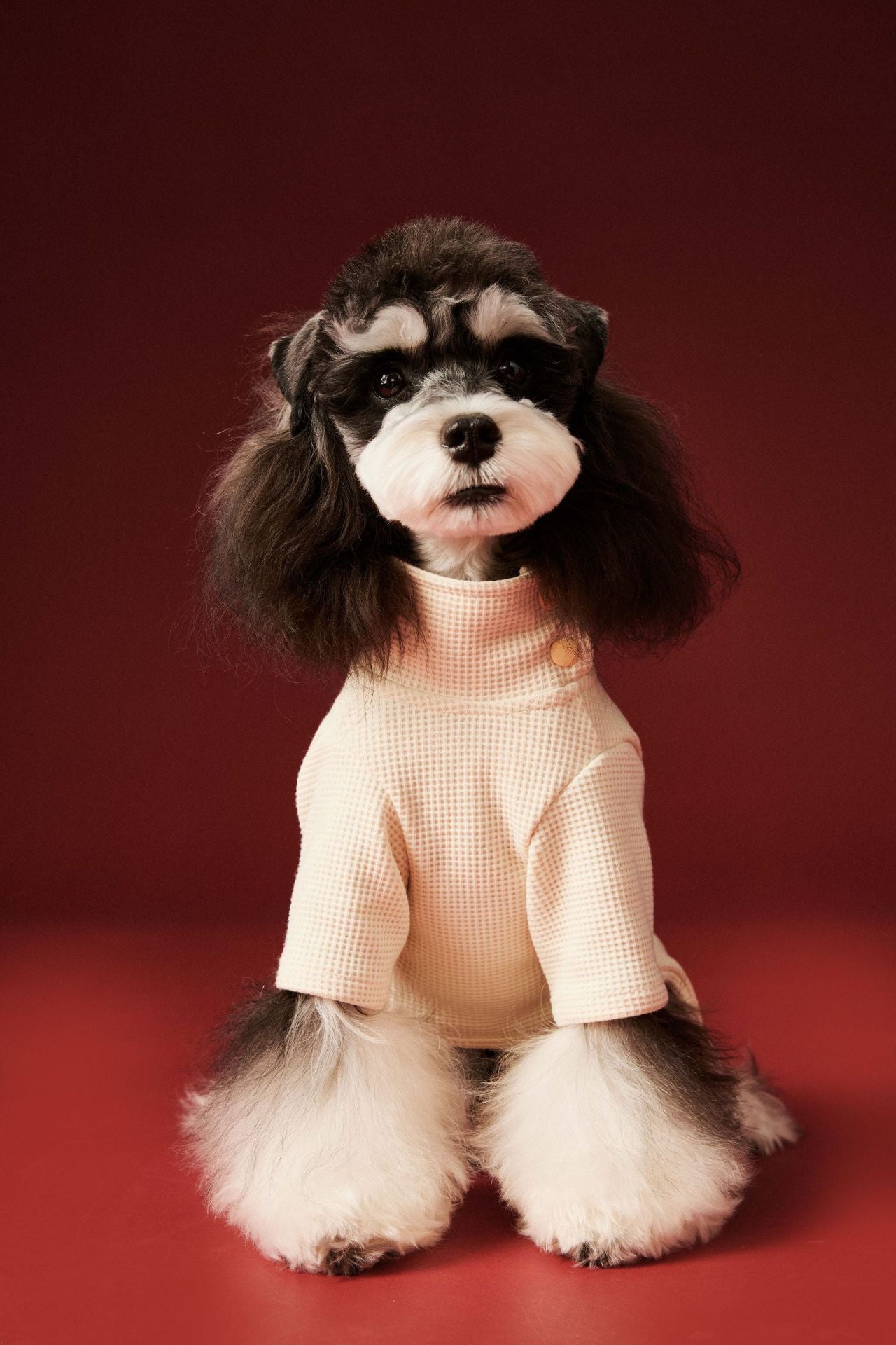 Waffle Knit Dog Onesie