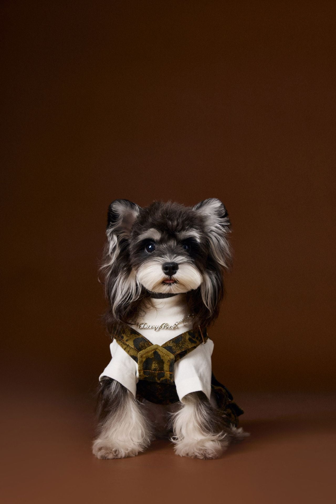 Leopard Suspender Jeans