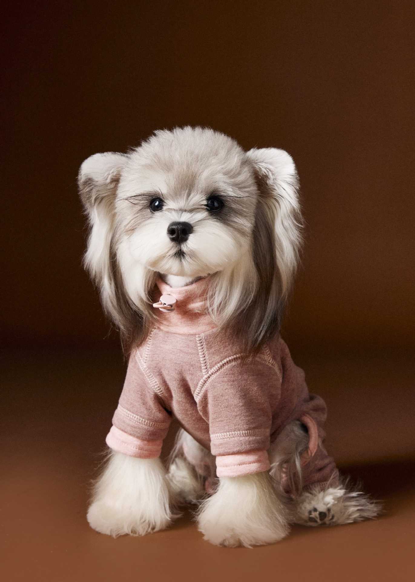 Soft Rose-Mocha Lounge Jumpsuit