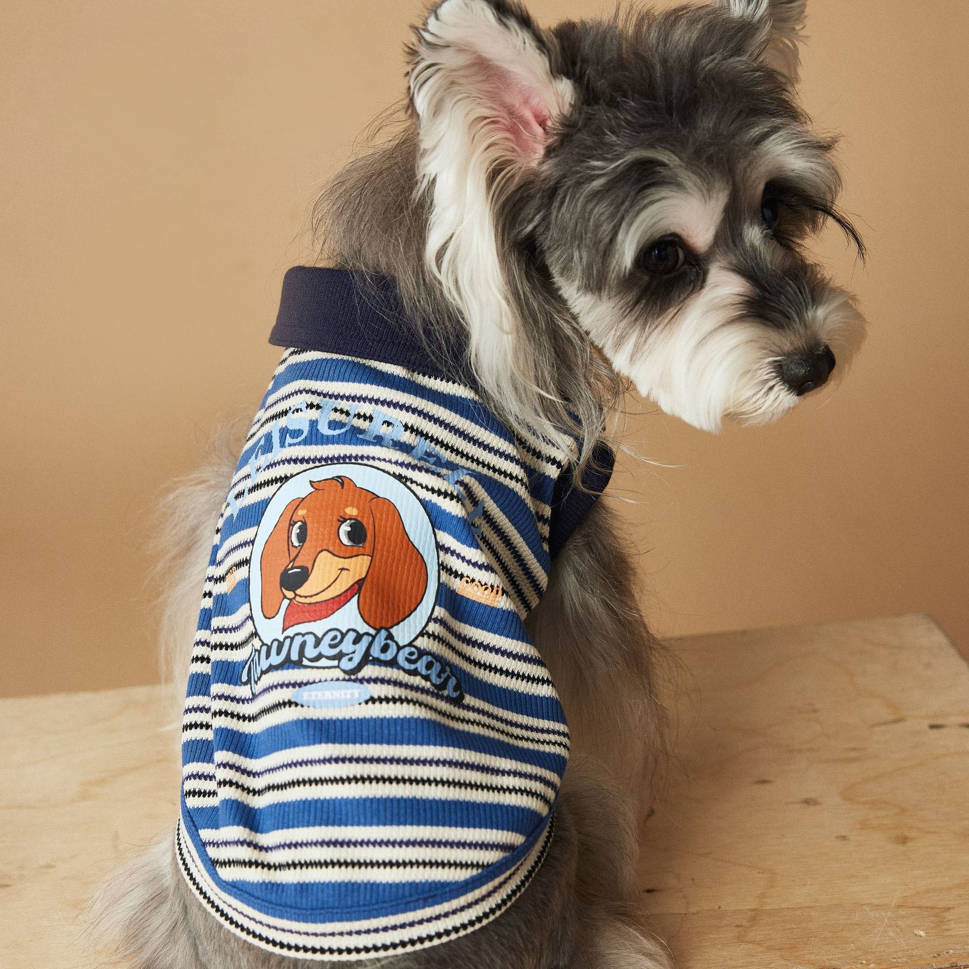 Playful Pup Striped Vest