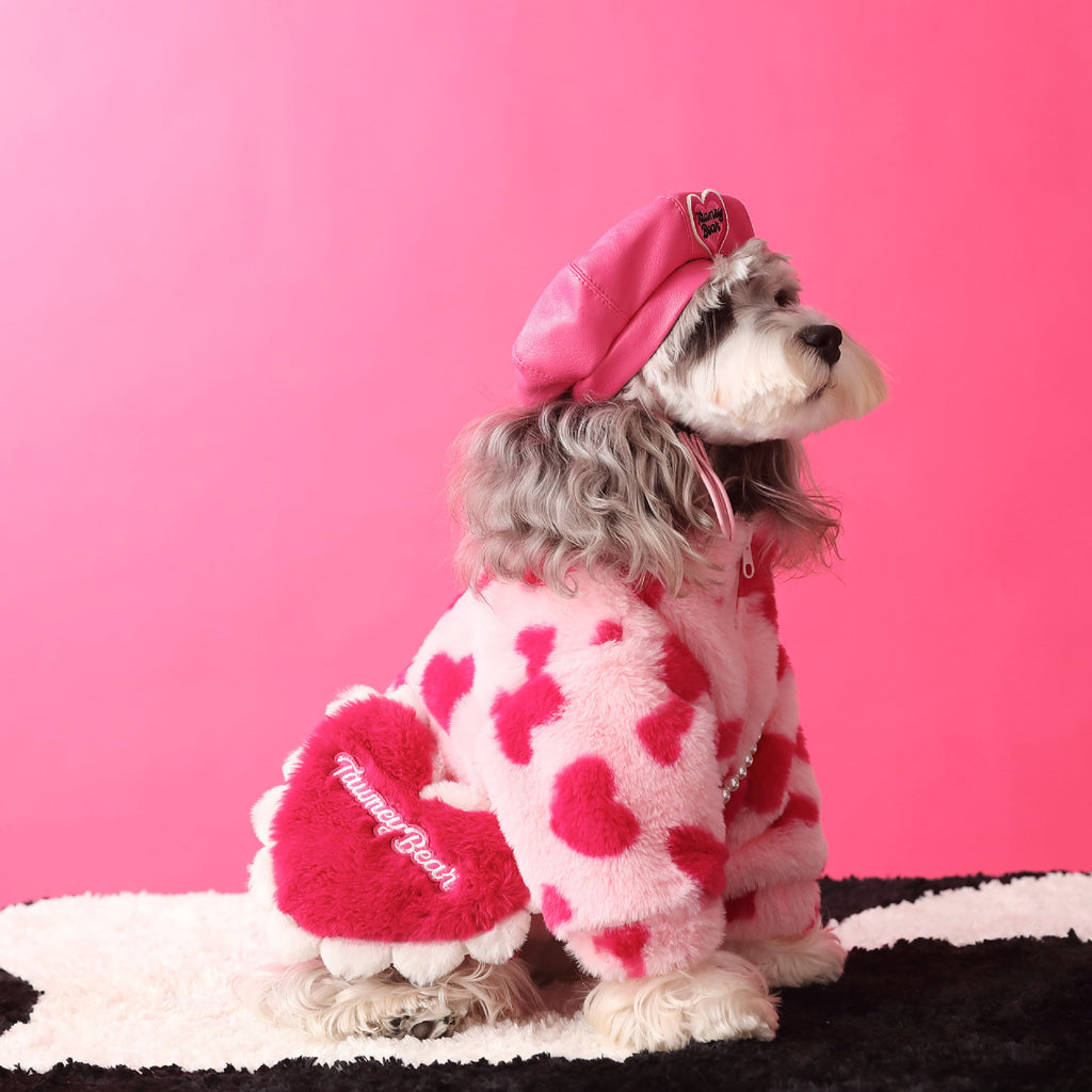 Heart Plush Fleece Jacket