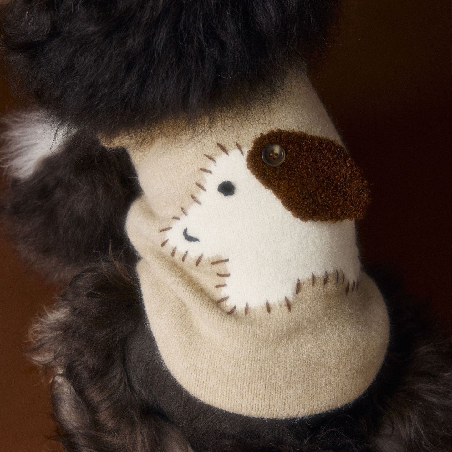 Puppy Patch Knit Sweater