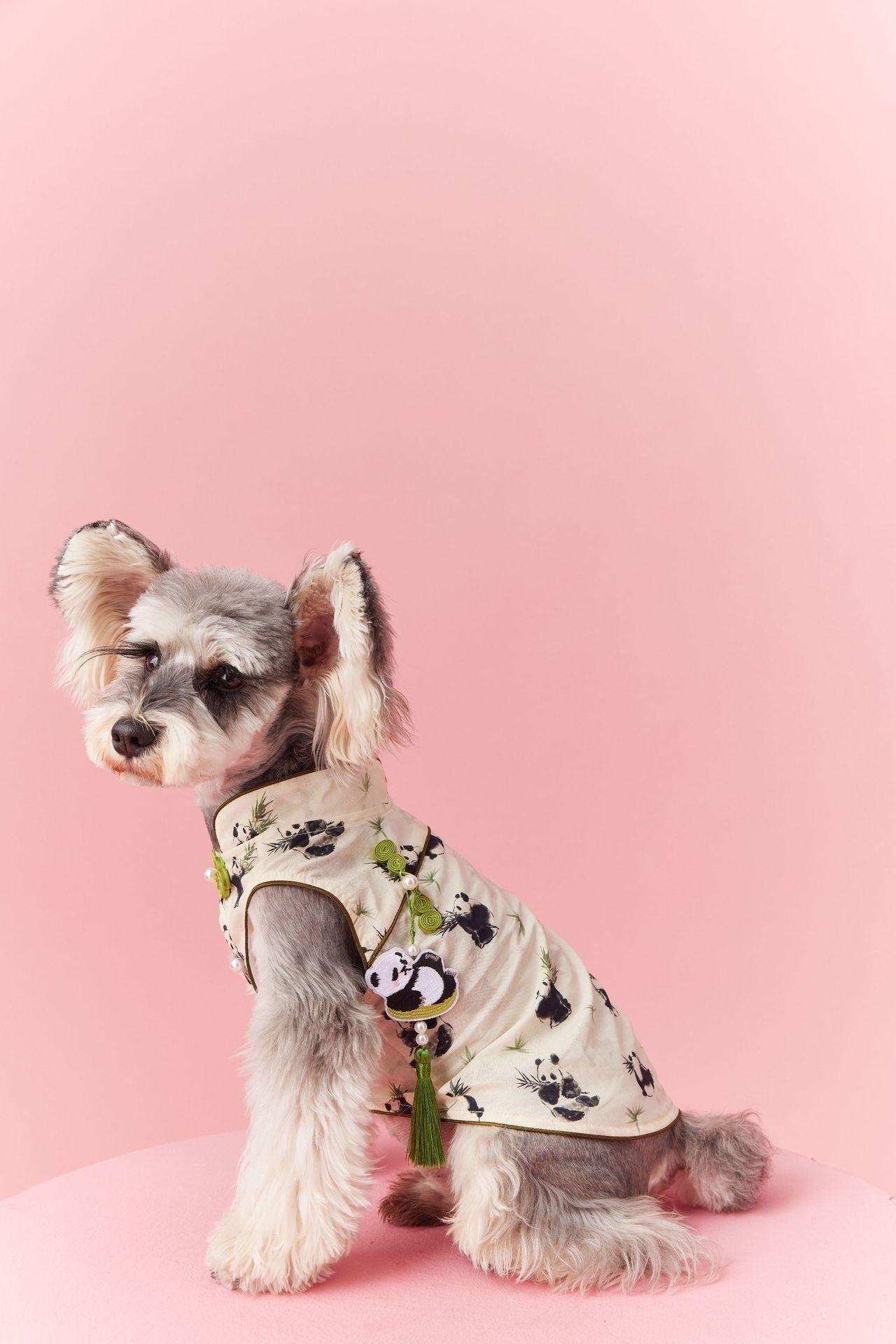 Panda Brocade Cheongsam Vest