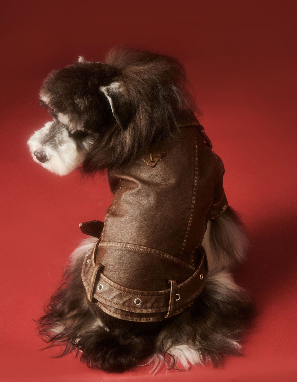 Vintage Biker Faux Leather Jacket