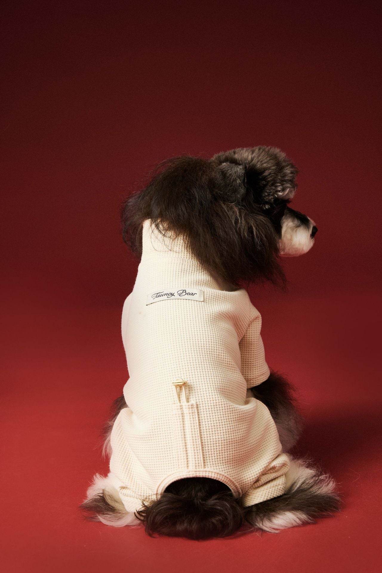 Waffle Knit Dog Onesie
