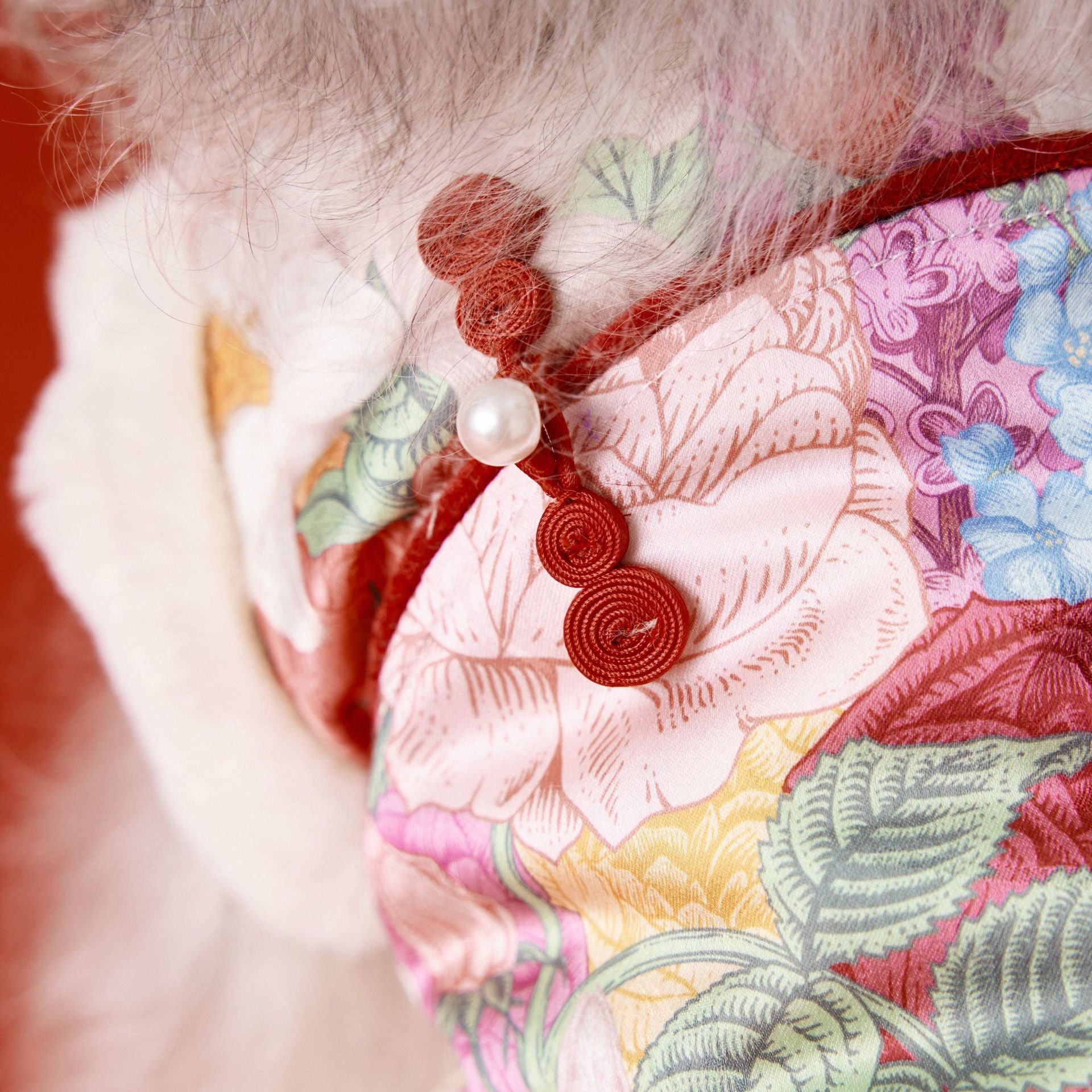 Floral Brocade New Year Vest