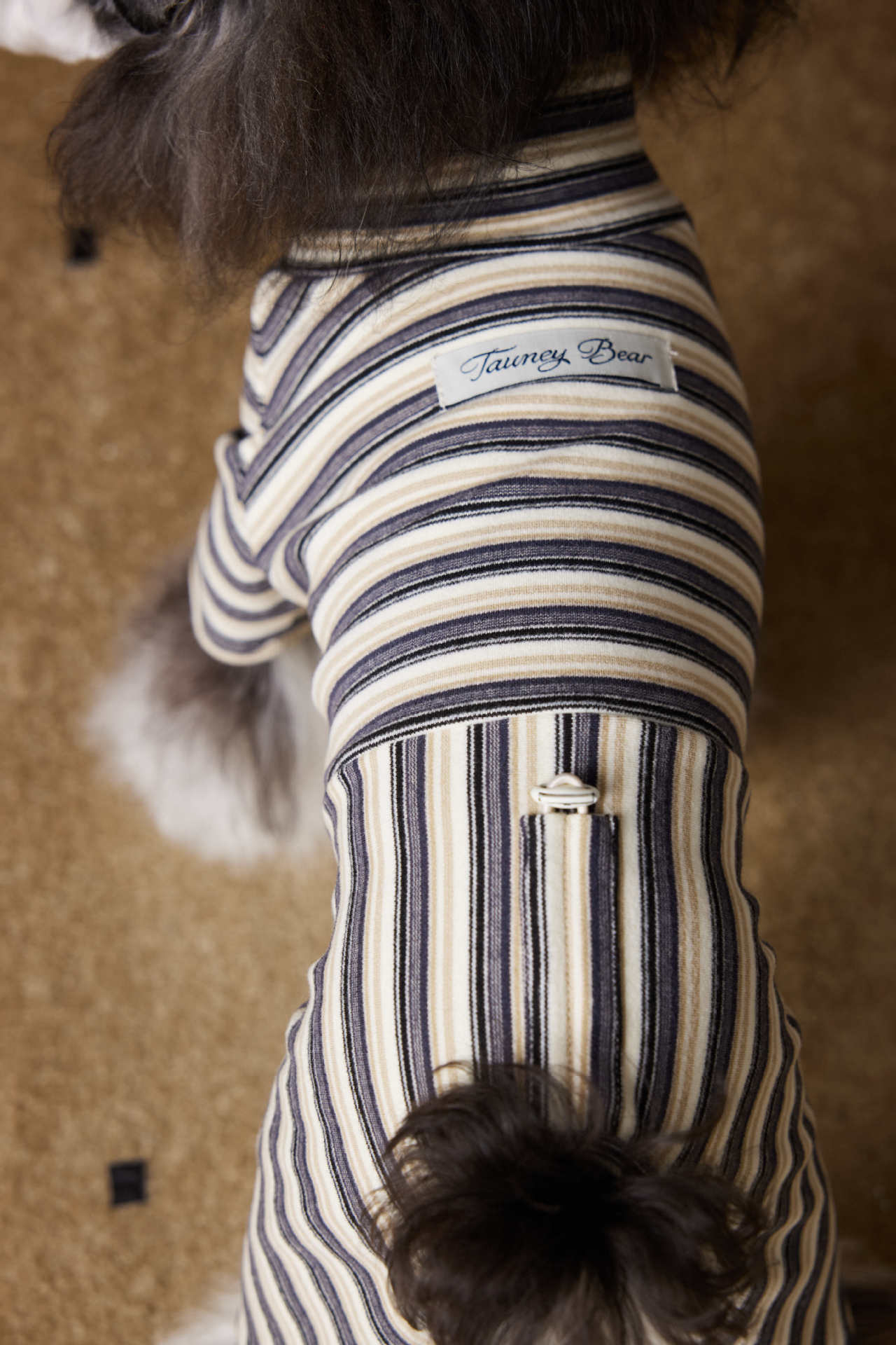 Striped Four-Legged Turtleneck Base Layer