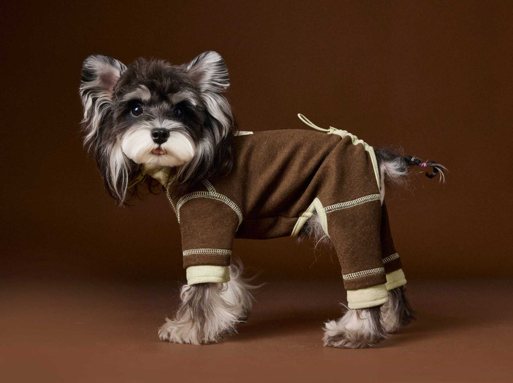 Soft Rose-Mocha Lounge Jumpsuit