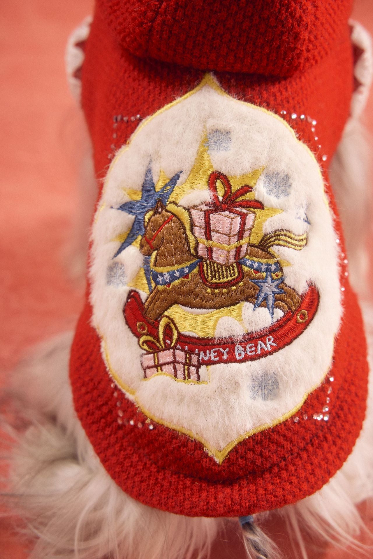 Hooded Pony Knit Vest