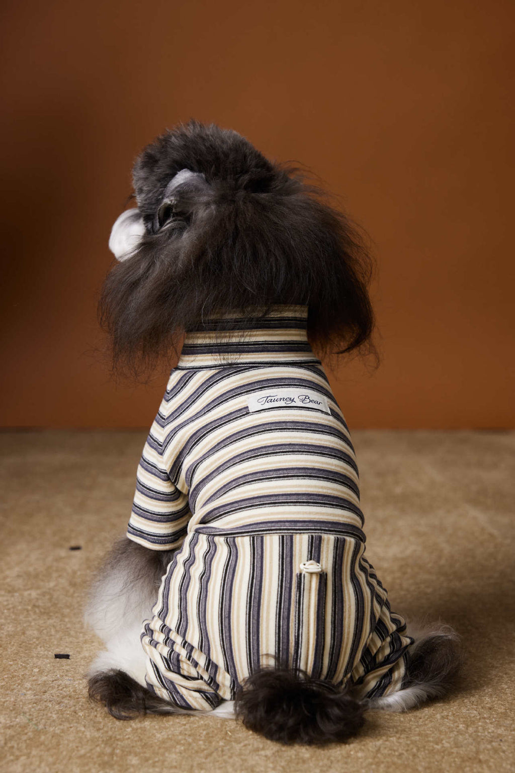 Striped Four-Legged Turtleneck Base Layer