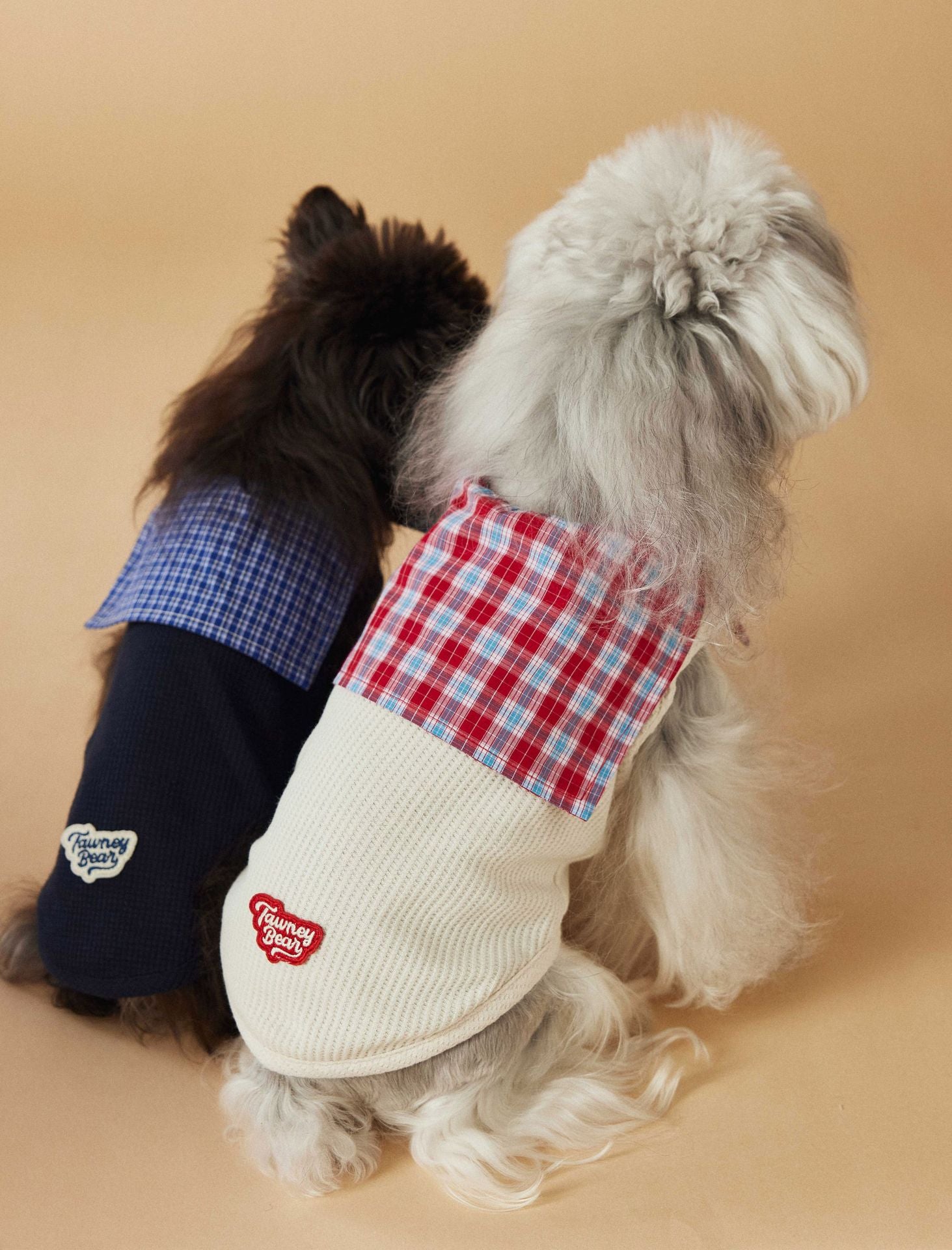 Plaid Collar Sleeveless Knit Vest