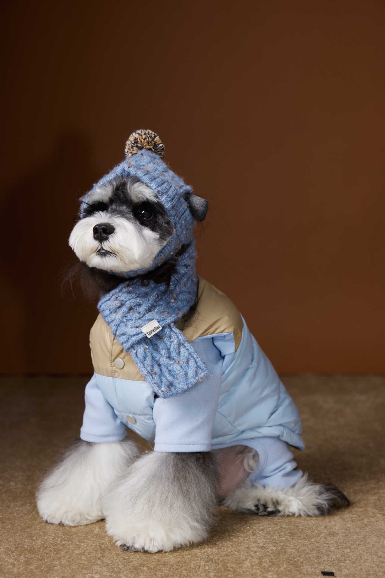 Colorblock Puffer Vest