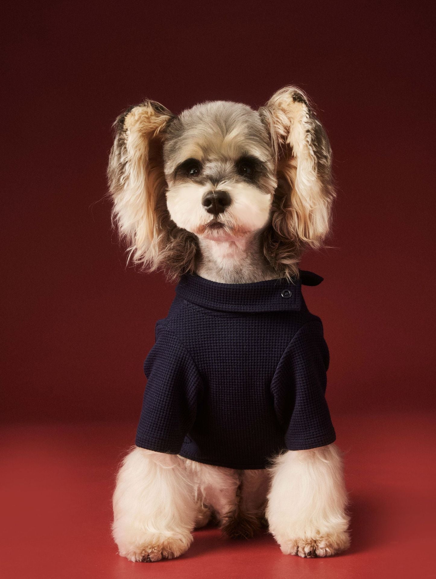 Waffle Knit Dog Onesie
