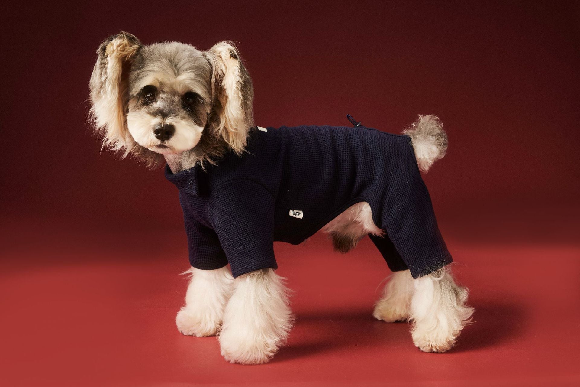 Waffle Knit Dog Onesie