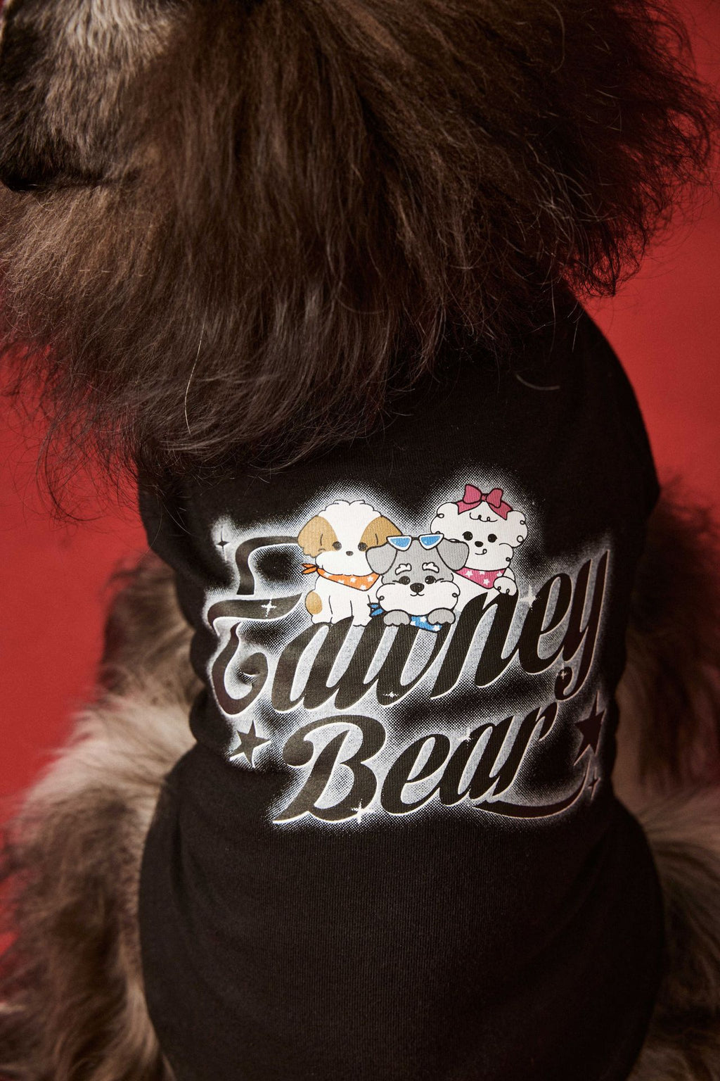 Pink Cartoon Graphic Pet Sweatshirt