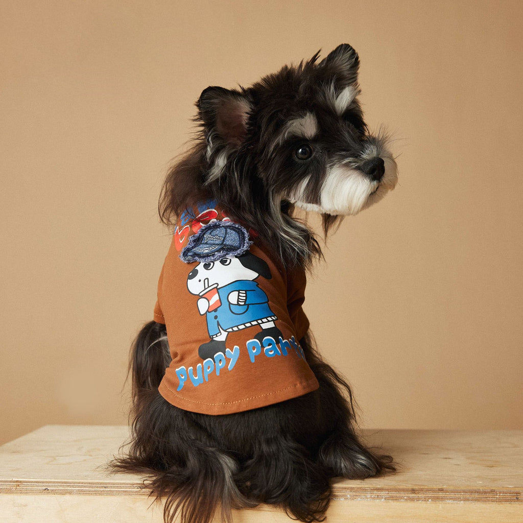 Puppy Party Printed T-Shirt