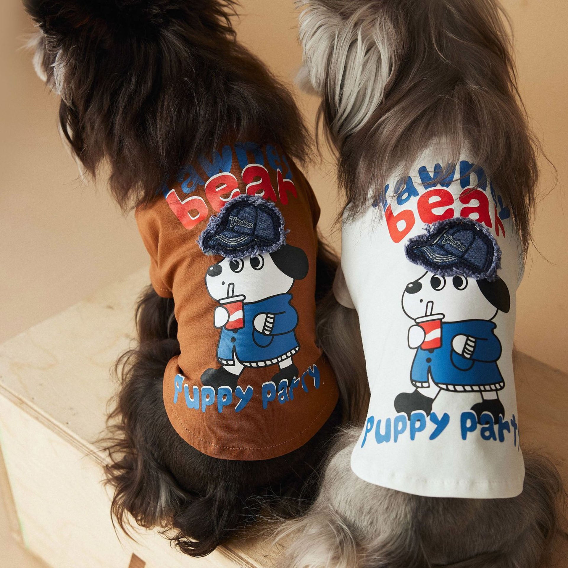 Puppy Party Printed T-Shirt